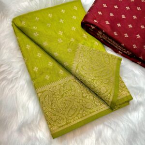 Coco zari KHADDI silk