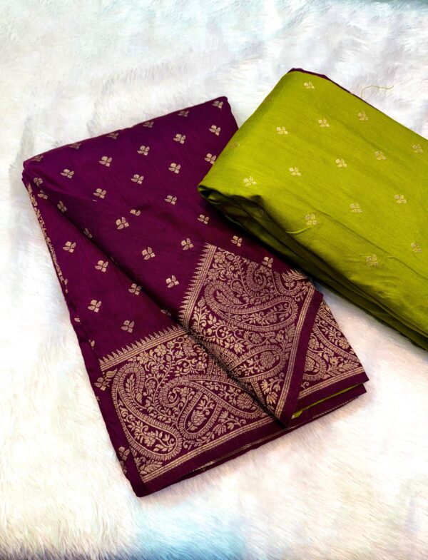 Coco zari KHADDI silk
