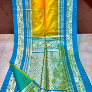 Ikkat kanjivaram silk