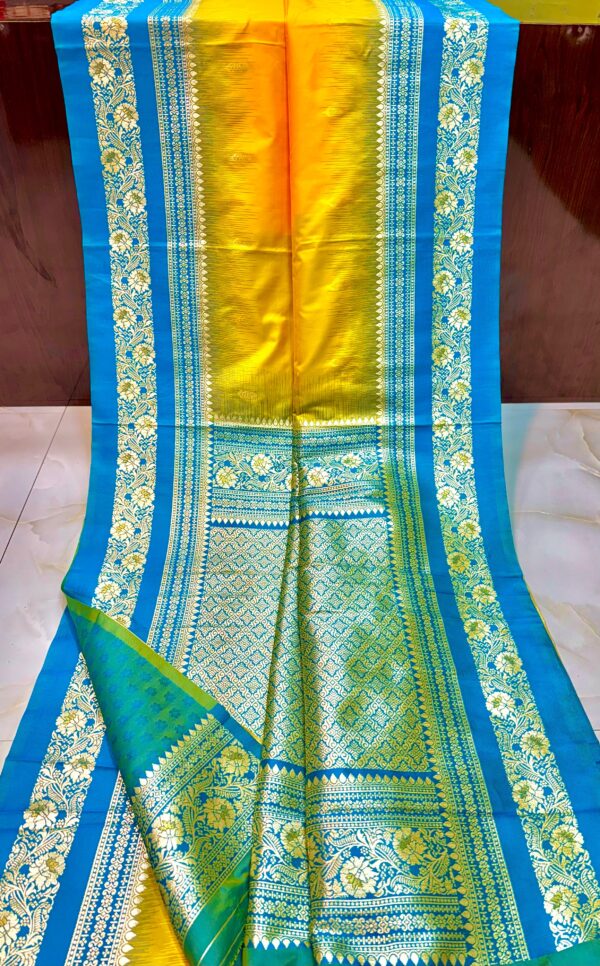 Ikkat kanjivaram silk